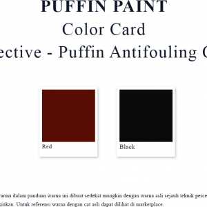 Color card marine protective - puffin antifouling coastgard 24