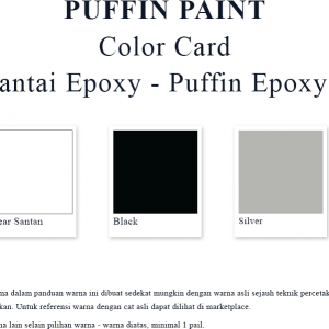 Cat lantai epoxy - Puffin epoxy duos