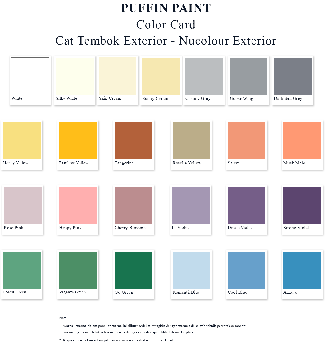 Cat tembok exterior - Nucolour exterior