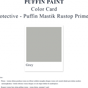 Color card marine protective - puffin mastik rustop primer surfacer