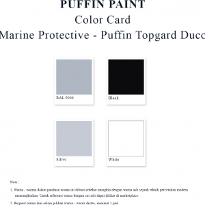 Color card marine protective - puffin topgard duco